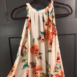 Floral Summer Sleeveless Top